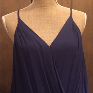 Sexy navy blue blouse. Never worn.